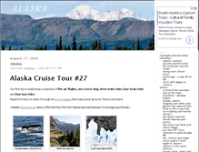 Tablet Screenshot of alaskacruiseblog.com